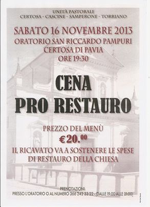 cena in Oratorio