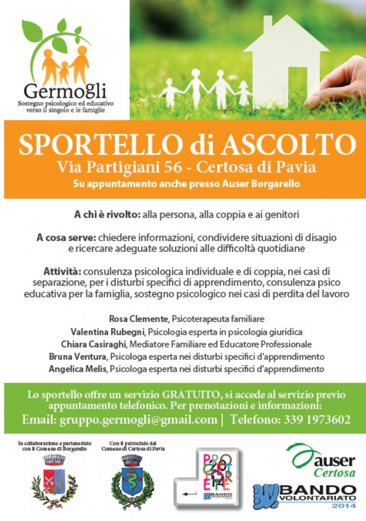 Sportello d'ascolto Gruppo Germogli