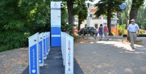 bike sharing presso stazione Certosa a Giussago